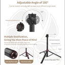 ULANZI MT-79 Portable Adjustable Light Stand Tripod (2m) T075GBB1