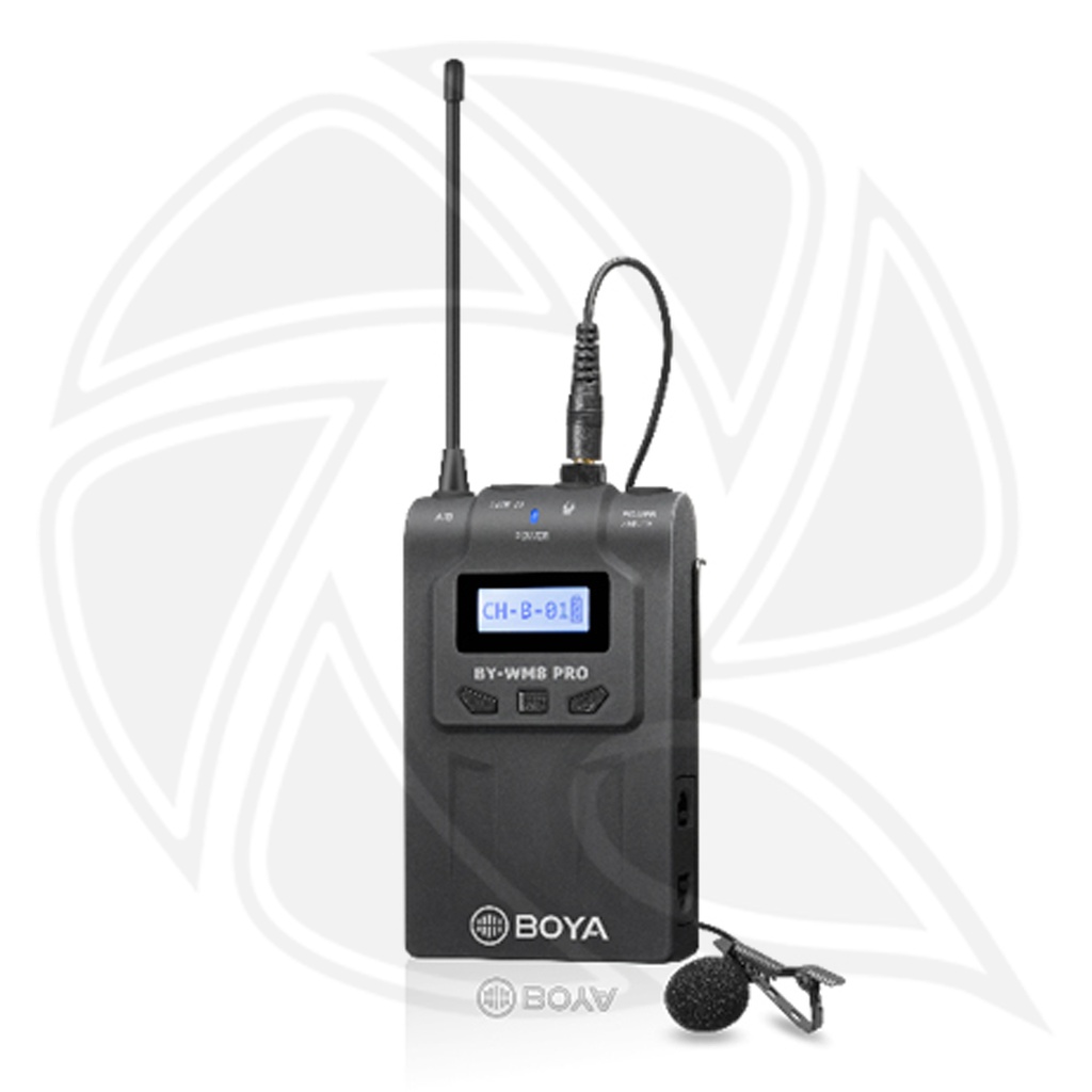 BOYA - TX8 PRO - UHF Dual Channel Wirless Transmitter(Neck mic. Wireless)