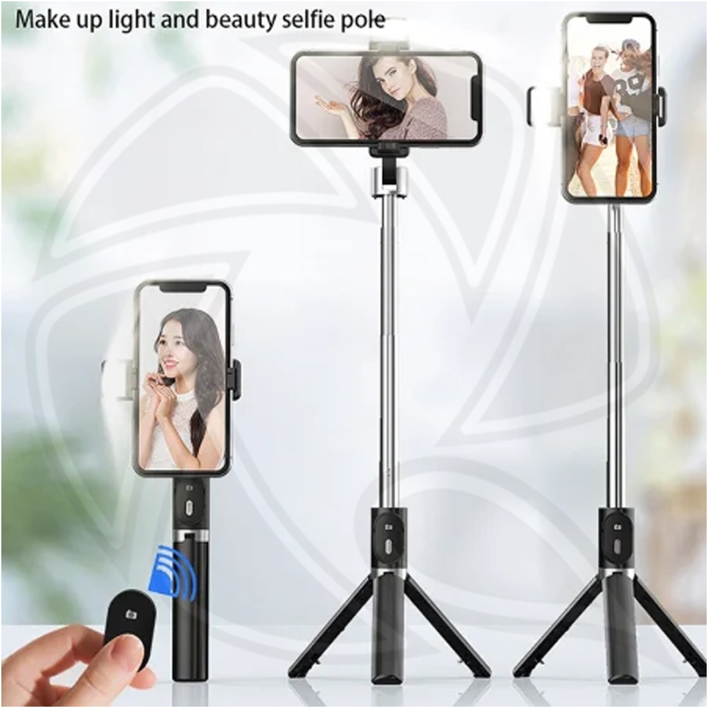 P60D-MONOPOD STAND WIRELESS LIVE BROADCAST SELFIE STICK 100cm