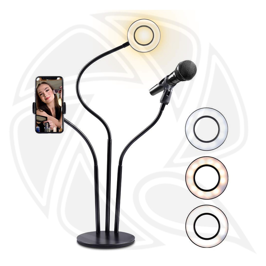 Professional Live Strem (RingLight , Mobile Base , Mic Base)