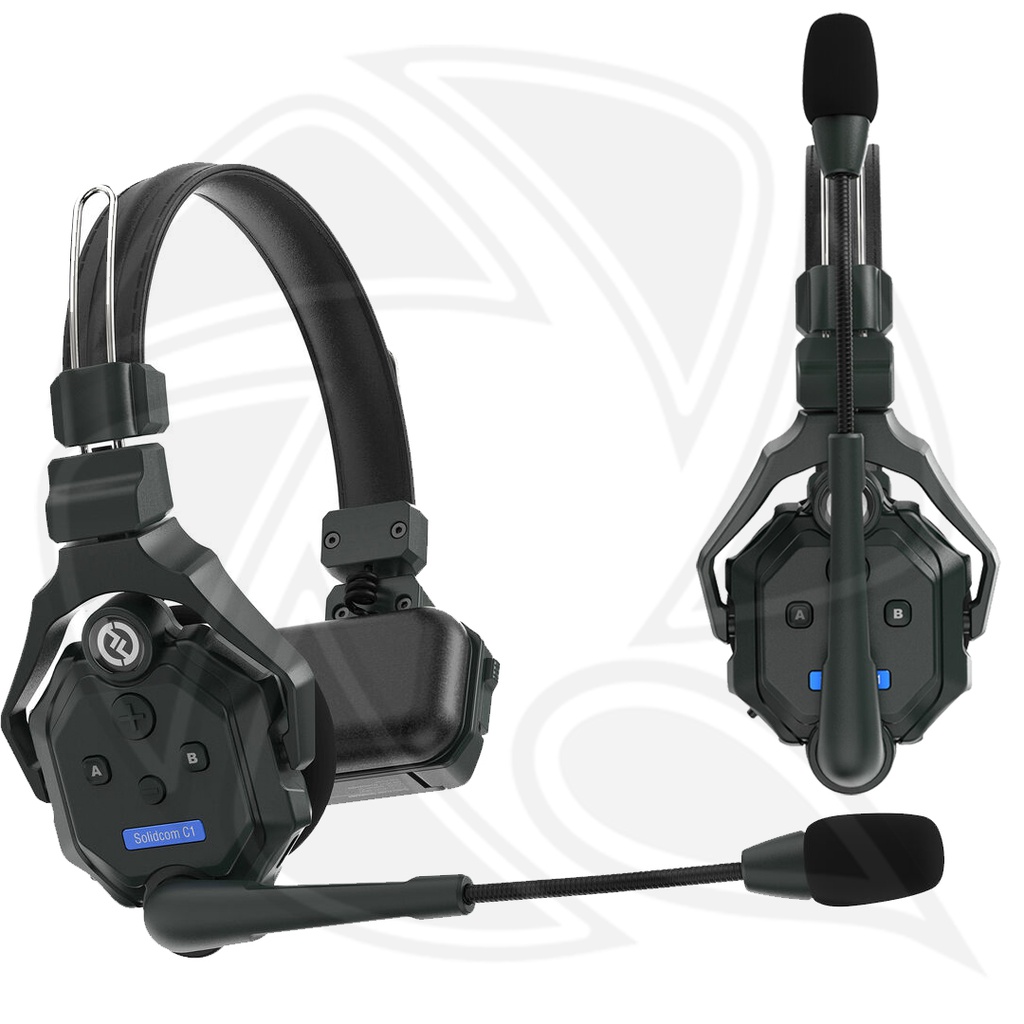 HOLLYLAND Solidcom C1-6S Full-Duplex Wireless DECT Intercom System with 6 Headsets (1.9 GHz)