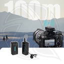 BOYA BY-XM6-S1 Digital Camera-Mount True-Wireless 1-Person Microphone System (2.4 GHz)
