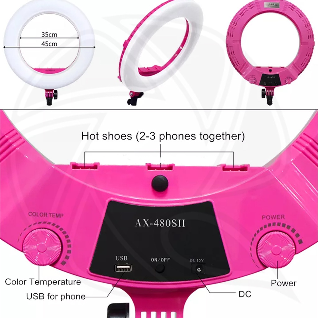 MEIDIKE RING LIGHT AX480S 45cm KIT