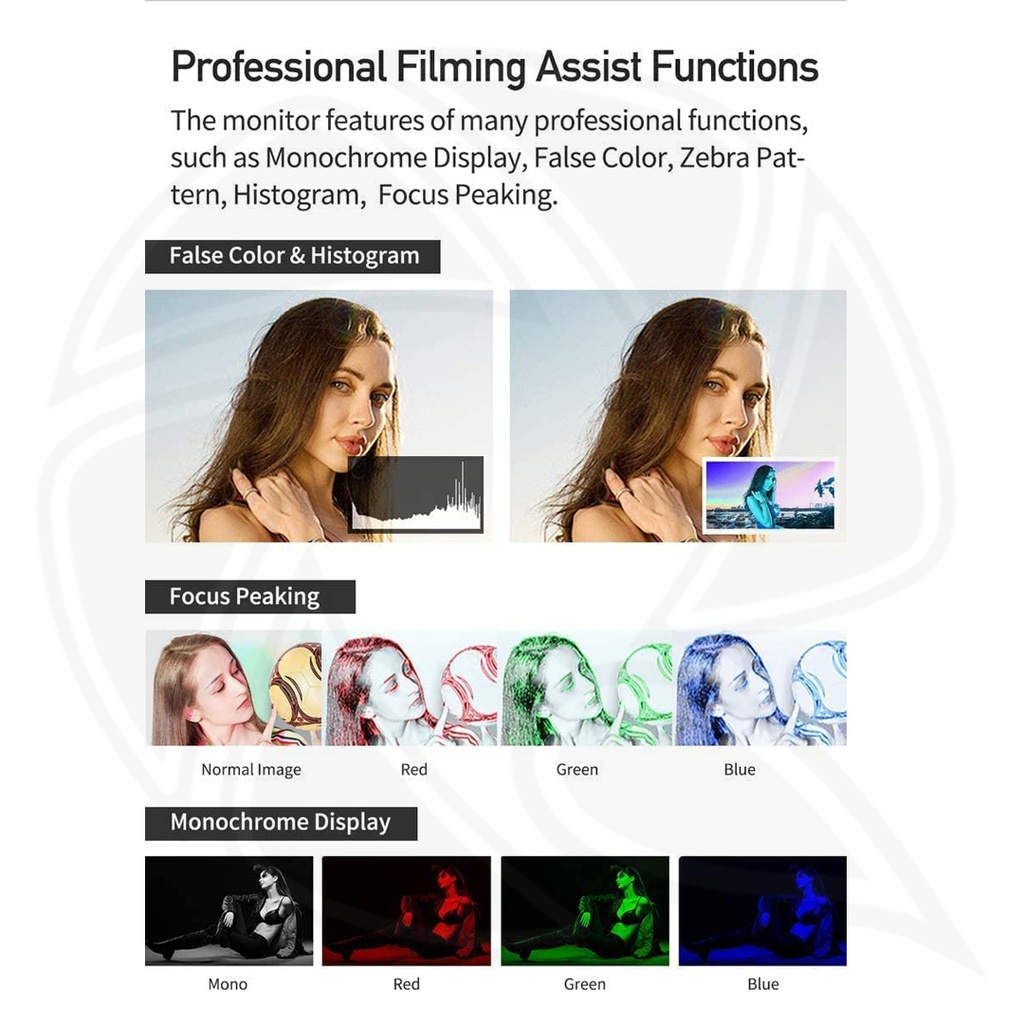 Desview P5II (14cm) Full HD on-camera monitor  4K HDMI input and output