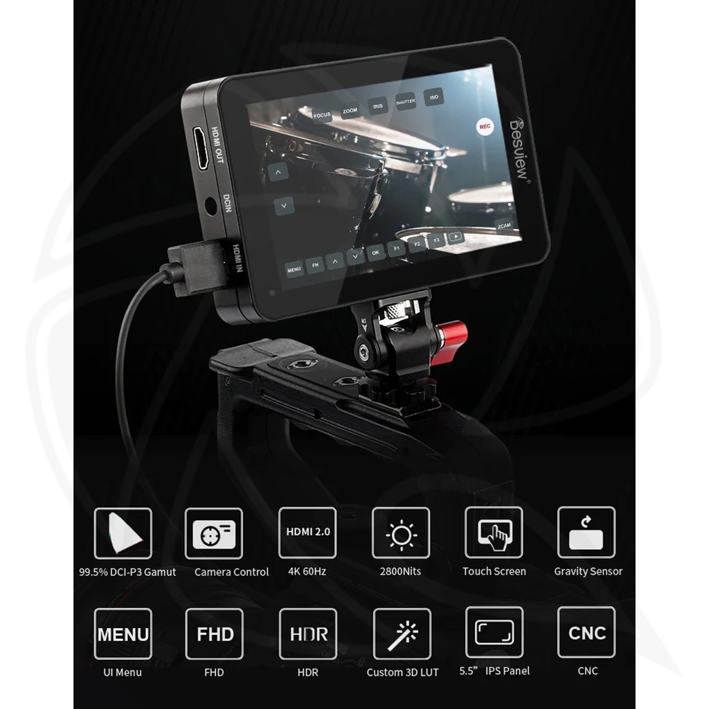 Desview U6 (14cm) 4K HDMI Camera Control Monitor