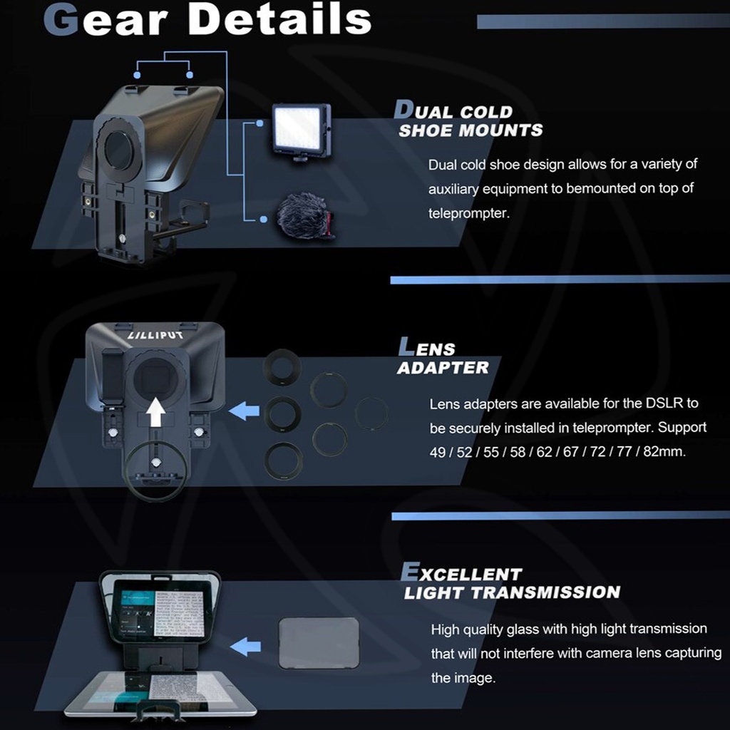 Lilliput  TC11 28cm  Teleprompter