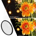 K&amp;F Nano -X Black Diffusion Filter 1/4  ultra clear waterproof scratch resistant and anti reflection 77mm