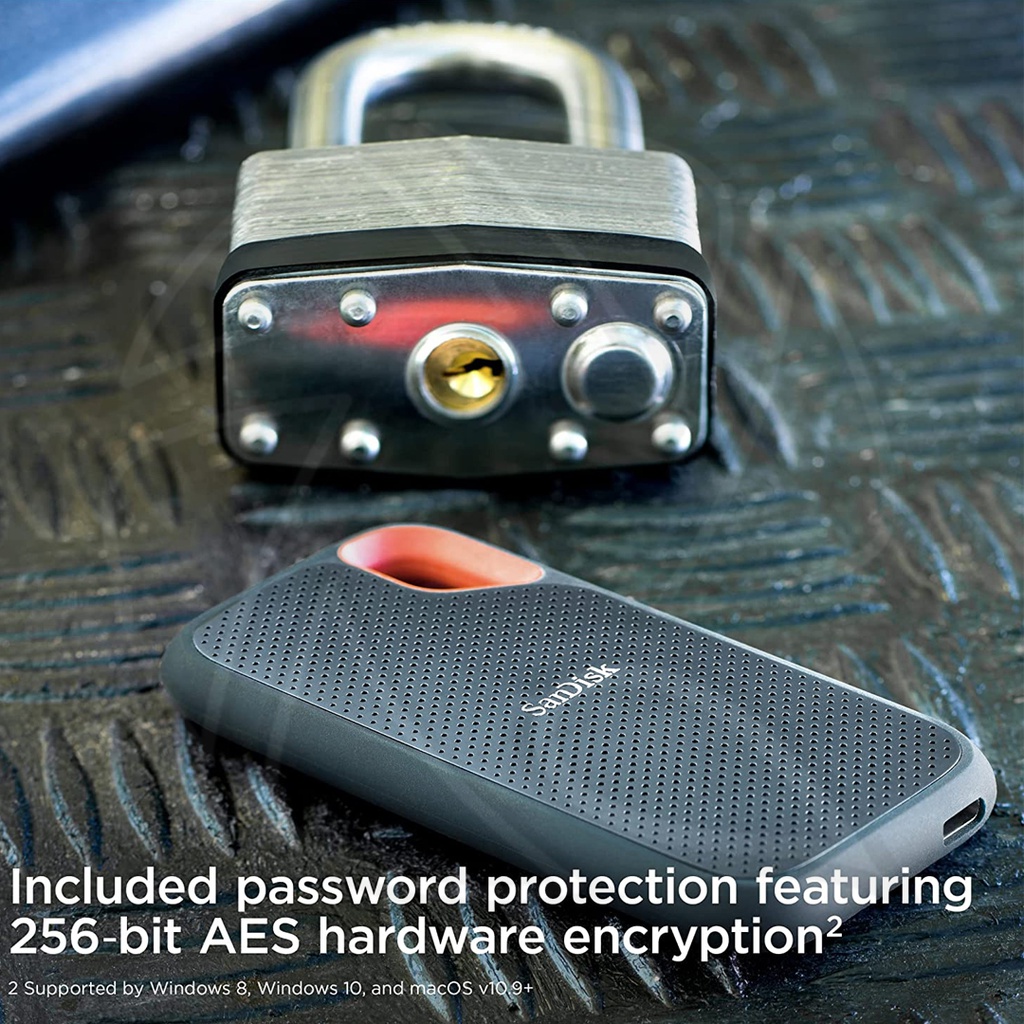 SANDISK  EXTREME PORTABLE SSD 1TB  1050MB/s  High Speed storage