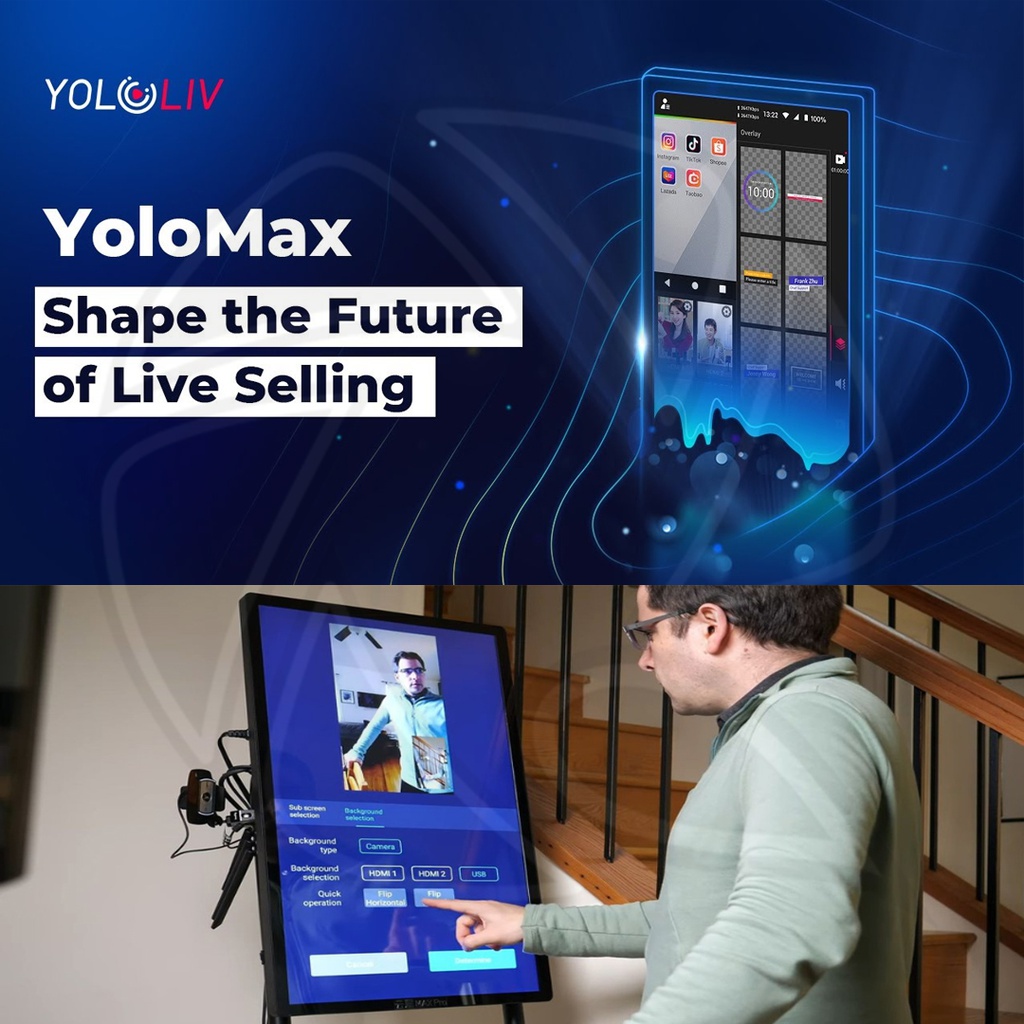 YoloLiv YoloMax All-in-One Live Streaming Solution with 32"  (81cm)Touchscreen