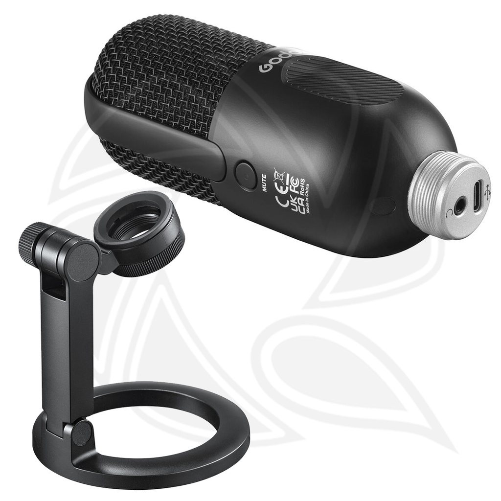Godox UMic12 Cardioid Condenser USB Microphone with Desktop Stand