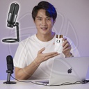 Godox UMic12 Cardioid Condenser USB Microphone with Desktop Stand