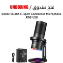 Godox EM68X E-sport Condenser Microphone RGB USB