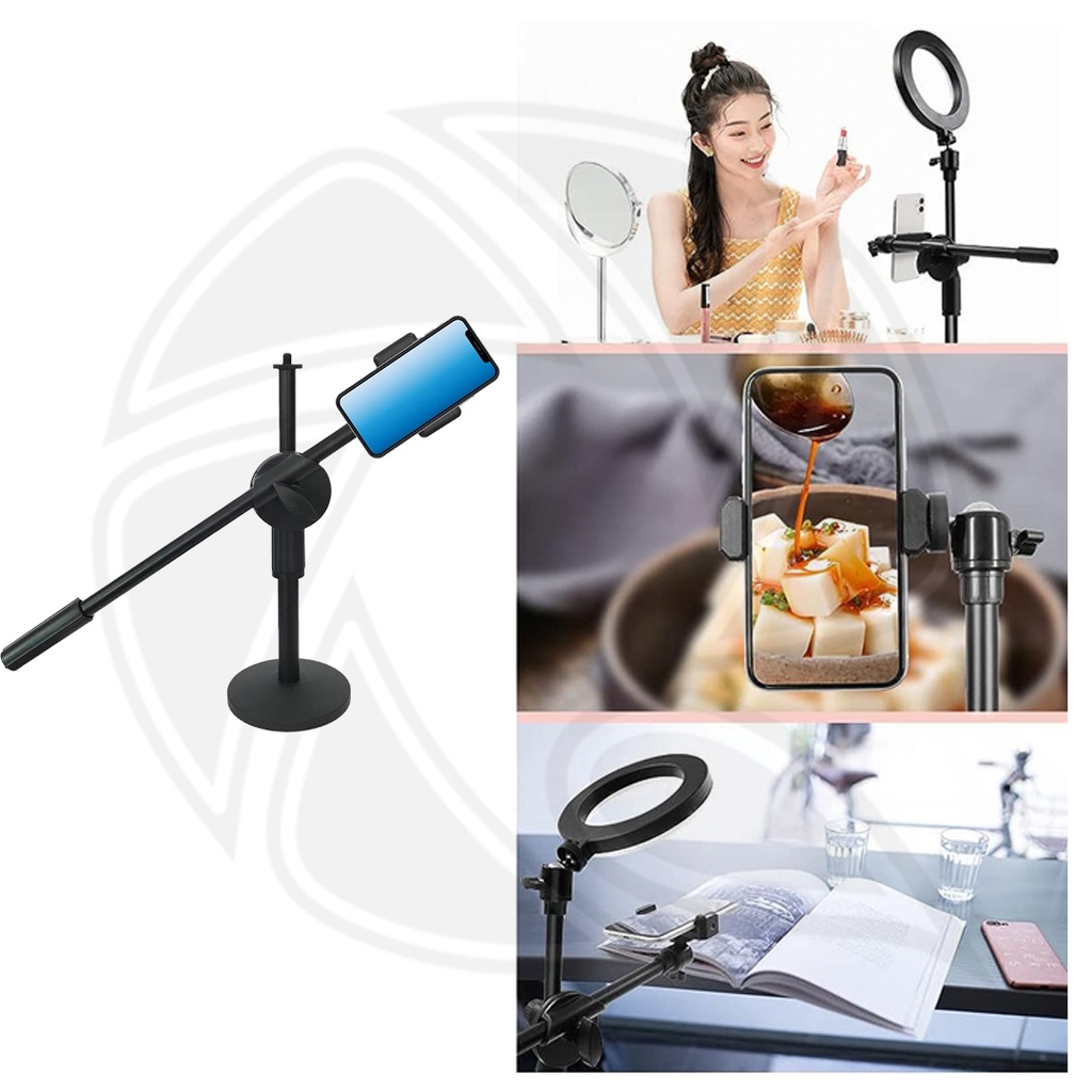 TS11 Flexible Table Tripod Holder Desktop Phone Shooting Bracket Stand Adjustable For Vlog Photo Video