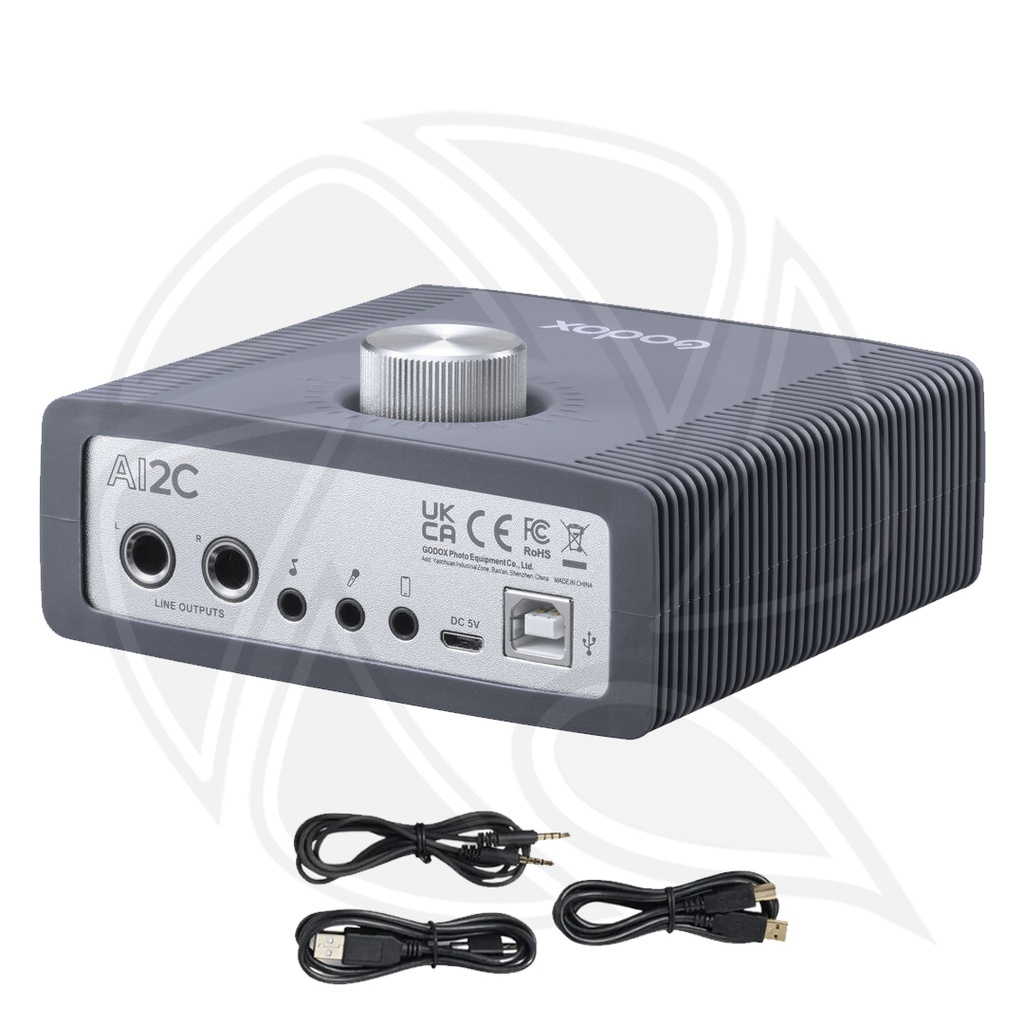 GODOX  AI2C 2-Channel USB Audio Interface for Windows Computers