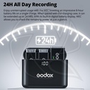 Godox WEC 2-Person Wireless Microphone System for Cameras and Mobile Devices (2.4 GHz) (Neck Mic.)