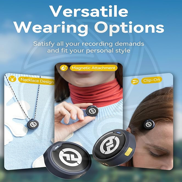 HOLLYLAND Lark M2 DUO Wireless Microphone System For Camera (Neck Mic.)