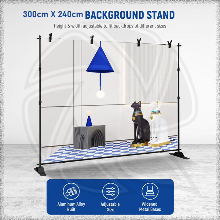 NEEWER 10X8FEET (300X240cm) STANDS FPR PAPER BACKDROP  NK-ST300  (10103071)