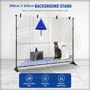 NEEWER 10X8FEET (300X240cm) STANDS FPR PAPER BACKDROP  NK-ST300  (10103071)