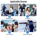 NEEWER 200CM HEAVY DUTY VIDEO TRIPOD WITH FLUID DRAG HEAD(10100651)