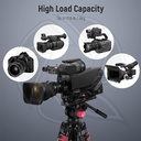 NEEWER 200CM HEAVY DUTY VIDEO TRIPOD WITH FLUID DRAG HEAD(10100651)