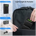 NEEWER 2PCS 2000 MAH LP-E6 BATTERY (BLACK) + DUAL USB CHARGER (10090503)