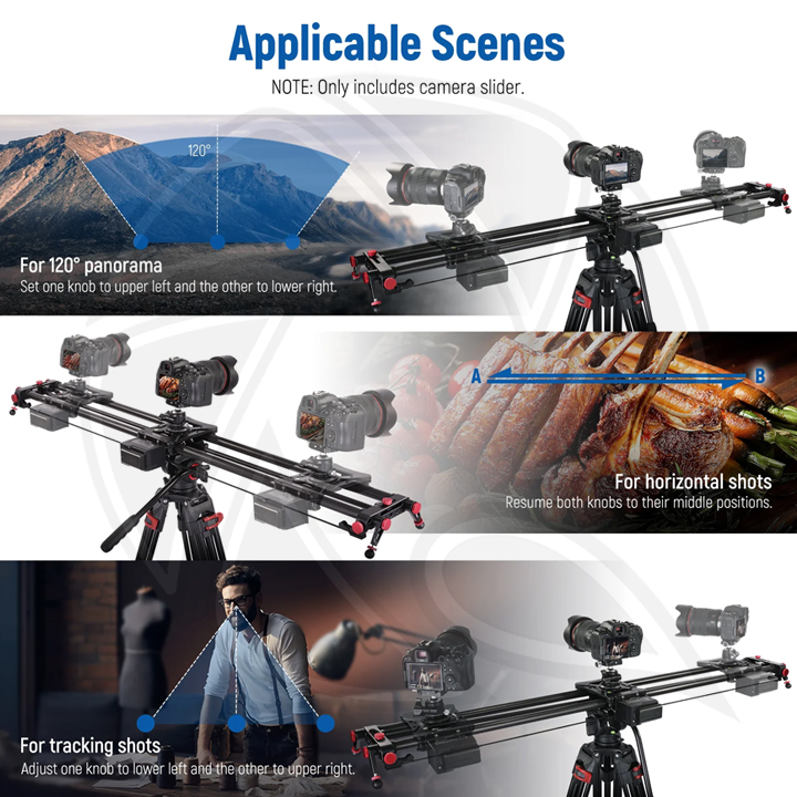 NEEWER 80CM APP ELECTRONIC VIDEO SLIDER (10100620)