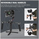 NEEWER GA006 Dual Handgrip for DJI RS4 RS4 Pro RS3 RS3 Pro RS2 RSC2 Ronin S SC Gimbal(10103952)