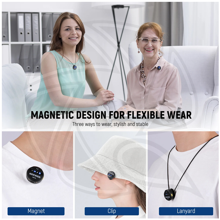 NEEWER KM18 WIRLESS BUTTON LAVALIER MICROPHONE TYPE-C KIT (21000075)