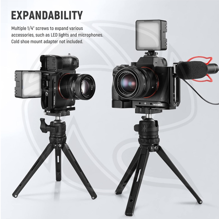 NEEWER L SHAPE BRACKET QUICK RELEASE PLATE For CAMERA (10101339)