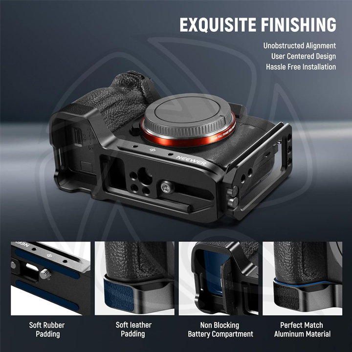 NEEWER L SHAPE BRACKET QUICK RELEASE PLATE For CAMERA (10101339)