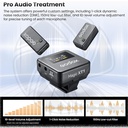 GODOX Magic XT1- 2-Person Wireless Microphone System for Type-c &amp; iPhone (ALL-PORPOSE KIT) (2.4 GHz) (Neck Mic.)