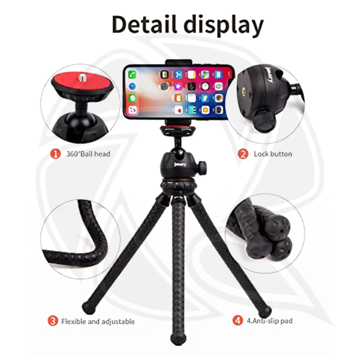 QPS-  BI-COLOR LED VIDEO LIGHT with Table Top Mini Portable Flexible Tripod Stand