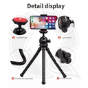QPS-  BI-COLOR LED VIDEO LIGHT with Table Top Mini Portable Flexible Tripod Stand