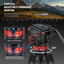 NEEWER PROFESSIONAL VIDEO TRIPOD WITH FLUID HEAD  (10101933)