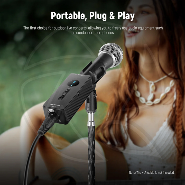 NEEWER RECHARGEABLE PROTABLE PHANTOM POWER SUPPLY (2100049)