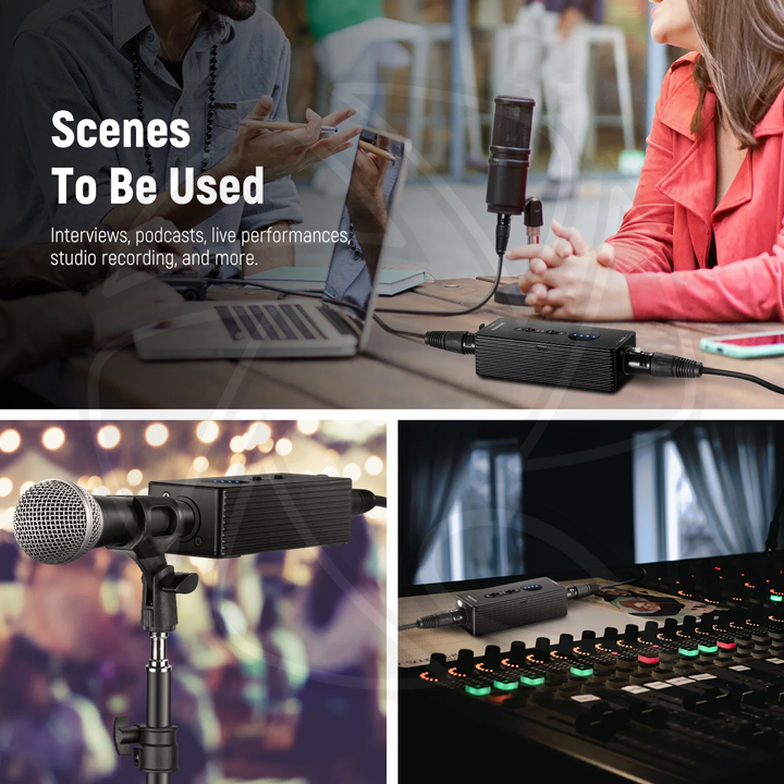 NEEWER RECHARGEABLE PROTABLE PHANTOM POWER SUPPLY (2100049)