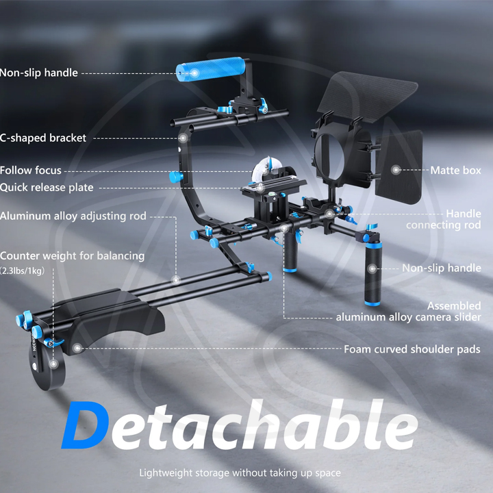 NEEWER SR101 CAMERA SHOULDER RIG KIT(10102570)