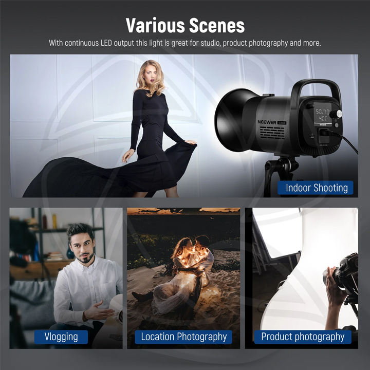 NEEWER UPDATED CB60 RGB (70W) LED VIDEO LIGHT WITH APP CONTROL (10102197 )