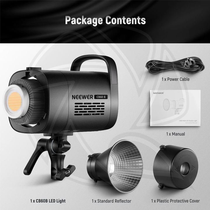 NEEWER UPDATED CB60B (70W) LED VIDEO LIGHT WITH APP CONTROL (10102325)