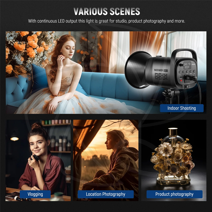 NEEWER UPDATED CB60B (70W) LED VIDEO LIGHT WITH APP CONTROL (10102325)