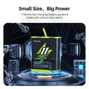 TELESIN Fast charging box with two pcs lithium battery for GoPro Hero 12/11/10/9/GP-FCK-B11