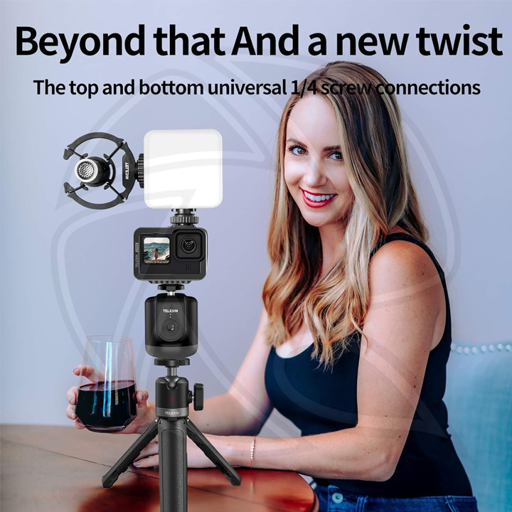 TELESIN 360 Rotation smart auto face tracker stand for camera and cellphone - TE-GPYT-001