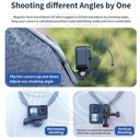 TELESIN FPV soft silicone neck strap mount for action cameras and cellphones/TE-HNB-001