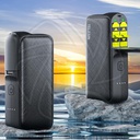 TELESIN Portable power bank for GoPro Hero 12/11/10/9/8/7/6/5 batteries (with built-in 10,000mAh battery cell) /GP-PB-001