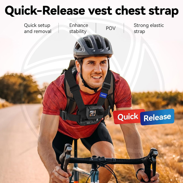 TELESIN quick release Vest Chest Strap/S2-CGP-01
