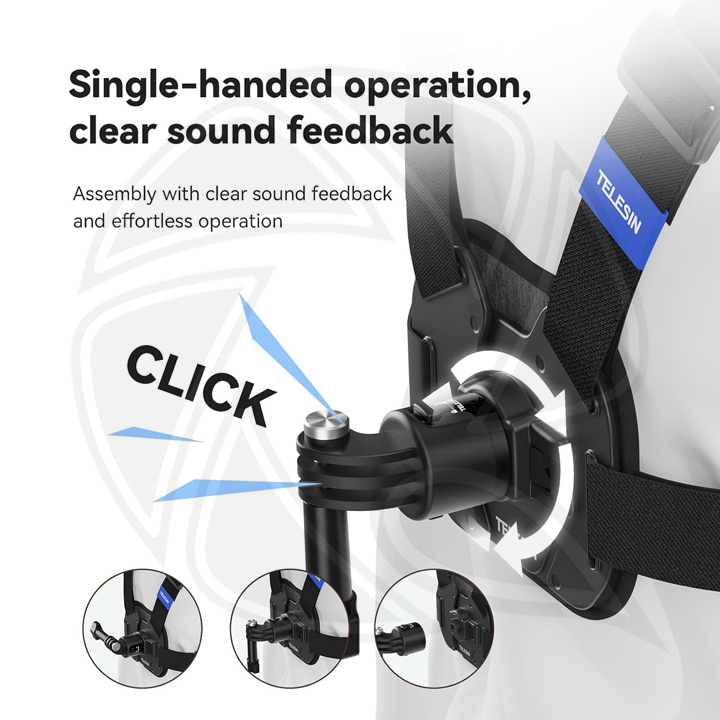 TELESIN quick release Vest Chest Strap/S2-CGP-01