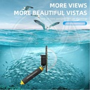 TELESIN Waterpoof dome port for GoPro Hero 12/11/10/9-GP-DMP-T09