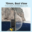 TELESIN Waterpoof dome port for GoPro Hero 12/11/10/9-GP-DMP-T09