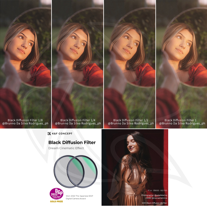 K&amp;F SKU.1914 82mm Black Diffusion 1/4 MRC + 1/8 MRC  -Nano-X Filter Kit Pro-Mist