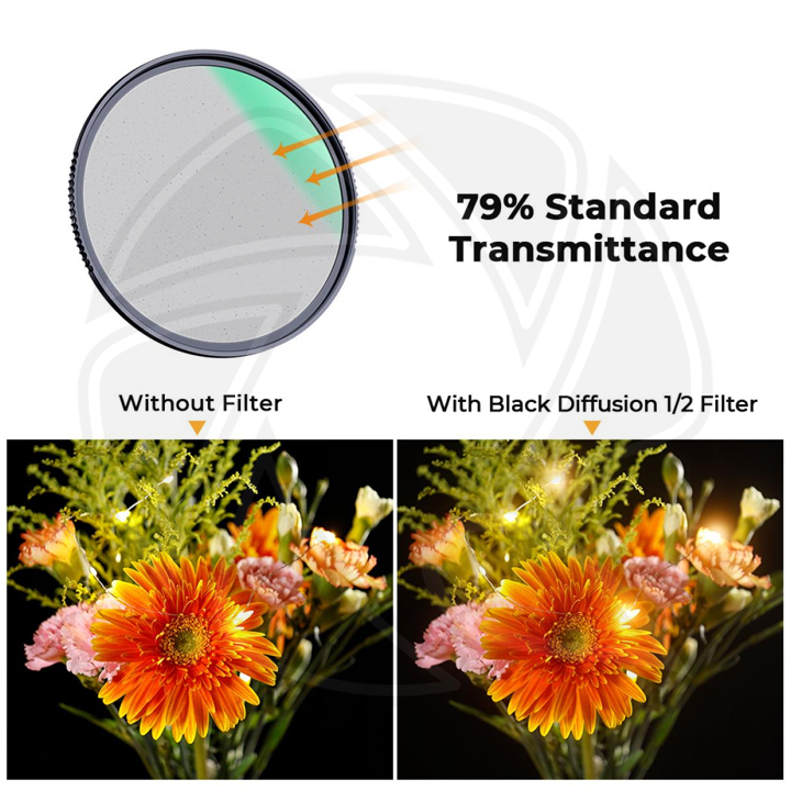 KF01.1656 82mm Nano-X Series Filter Black Diffusion 1/2 MRC
